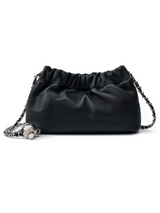 Leather Cloud Crossbody Bag for Women