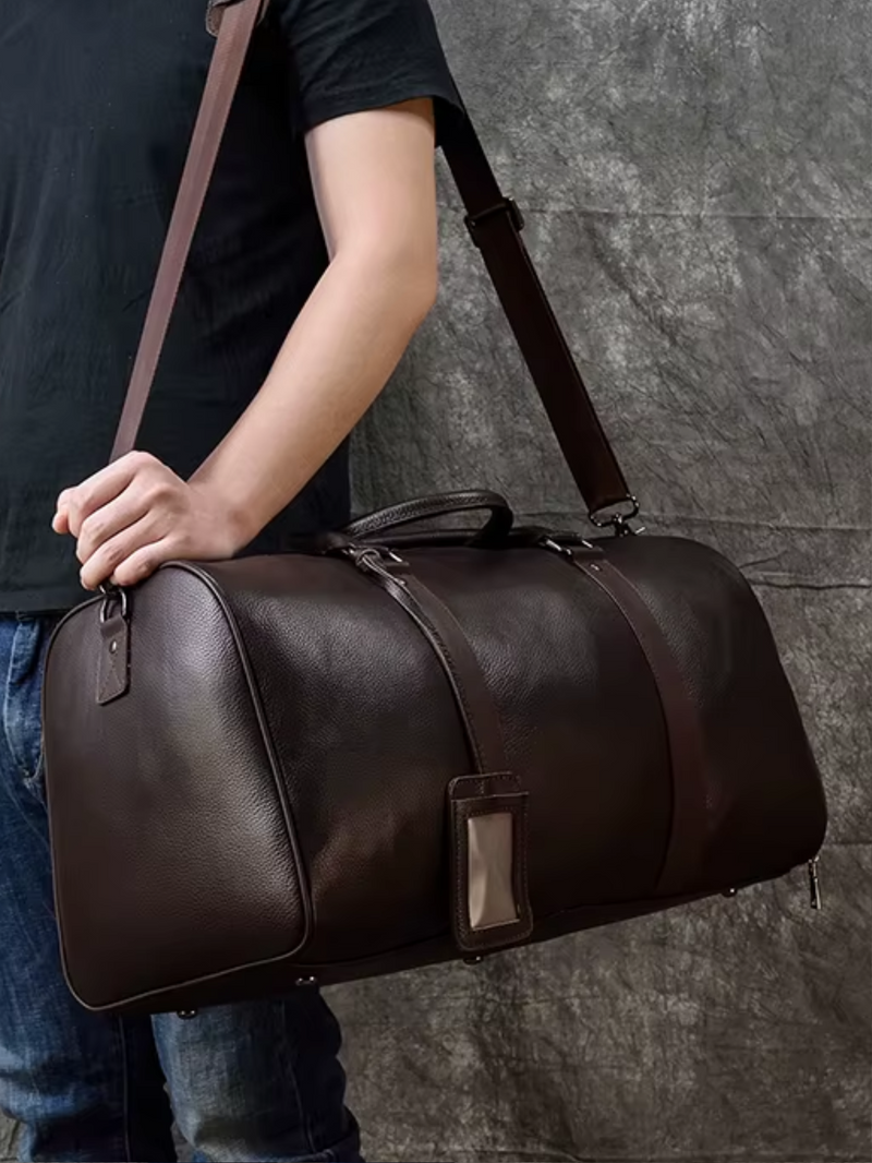 Weekender Duffle – Mens Leather Bag