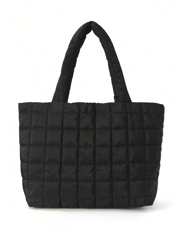 Padded Quilted Tote Bag – Women’s Large Shoulder Edition