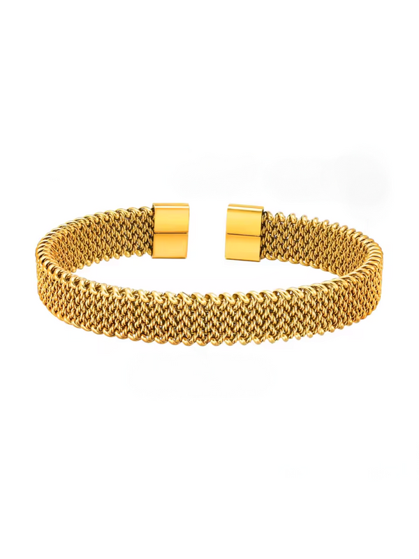 Men’s Stainless Steel Bracelet – Mesh Cuff