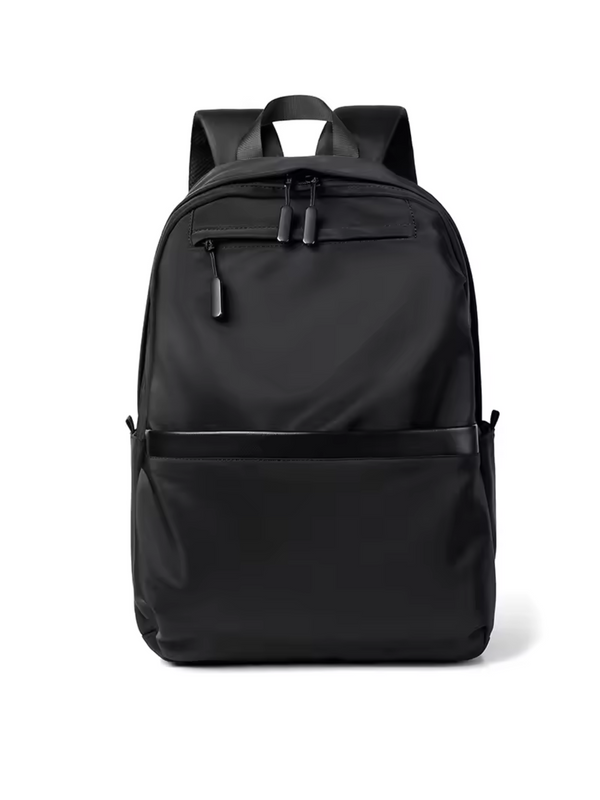 Refined Travel Backpack – Men's Black Edition