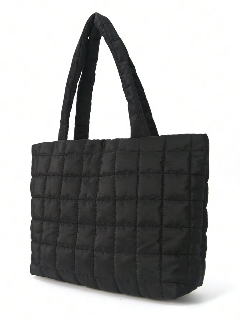 Padded Quilted Tote Bag – Women’s Large Shoulder Edition