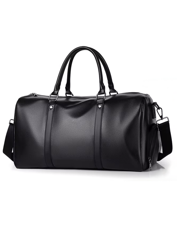 Men’s Black Weekender Bag – with Shoe Compartment