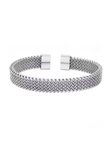 Men’s Stainless Steel Bracelet – Mesh Cuff