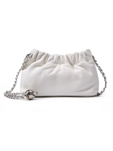 Leather Cloud Crossbody Bag for Women