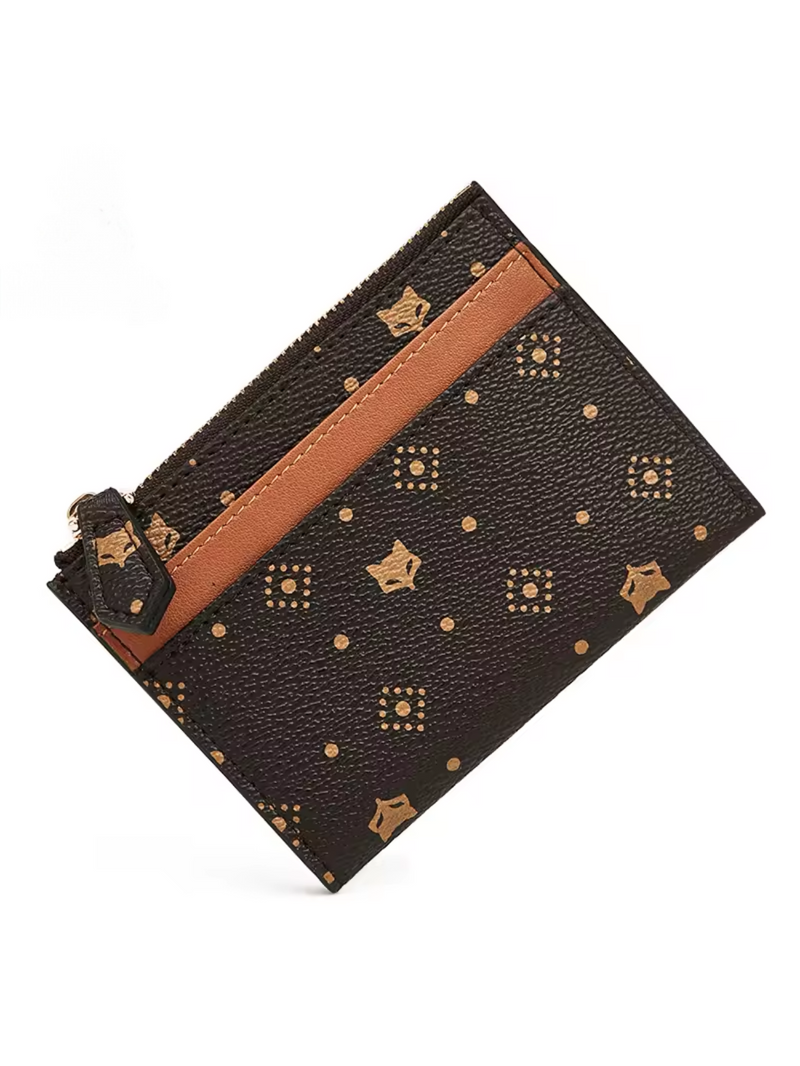 Women's Canvas Leather Card Holder