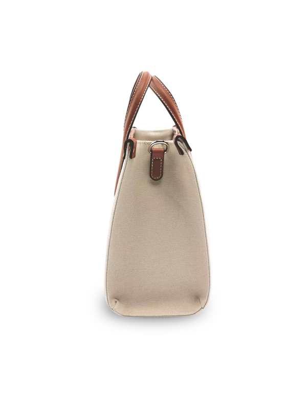 Canvas Leather Tote Bag for Women