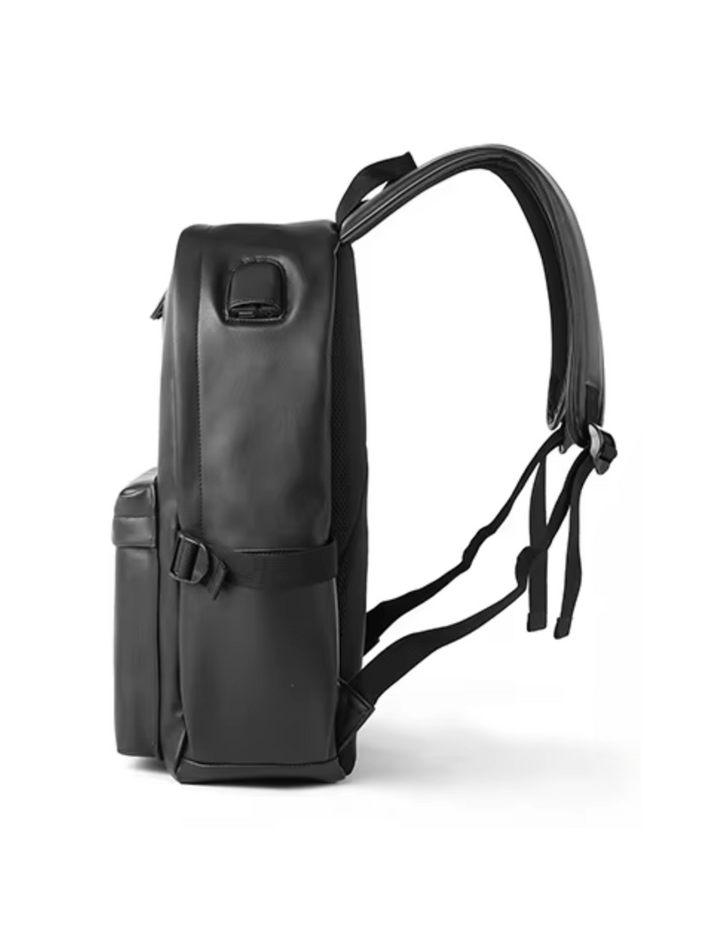 Men’s Leather Backpack – Black Edition