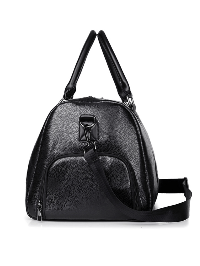 Men’s Black Weekender Bag – with Shoe Compartment