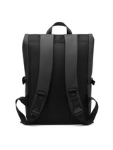 Structured Black Backpack – Men's Strap Edition