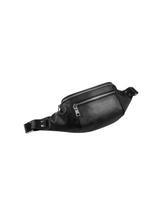 Black Leather Bum Bag