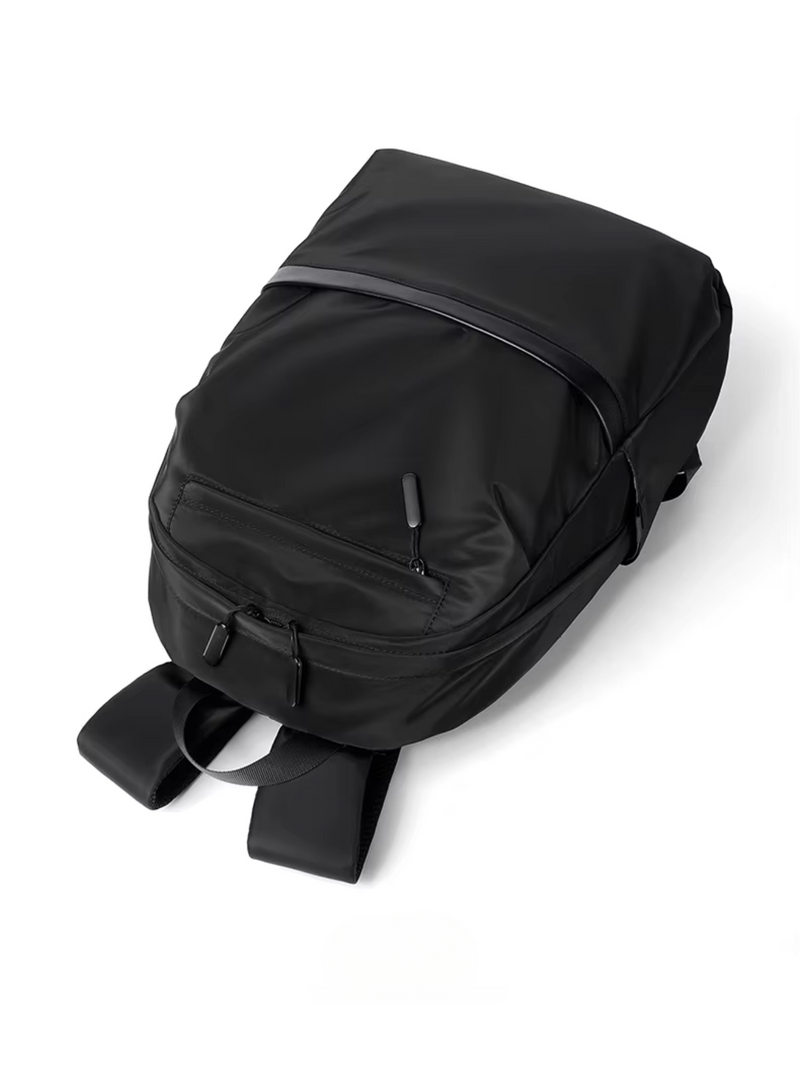 Refined Travel Backpack – Men's Black Edition