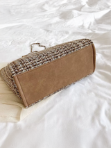 Elegant Tweed Tote Bag – Women’s Shoulder Strap Edition