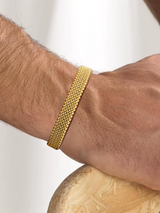 Men’s Stainless Steel Bracelet – Mesh Cuff