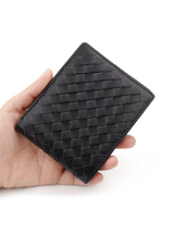 Men’s Leather Card Holder Wallet – Black