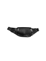 Black Leather Bum Bag
