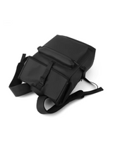 Structured Black Backpack – Men's Strap Edition