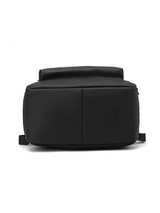 Structured Black Backpack – Men's Strap Edition