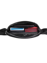 Black Leather Bum Bag
