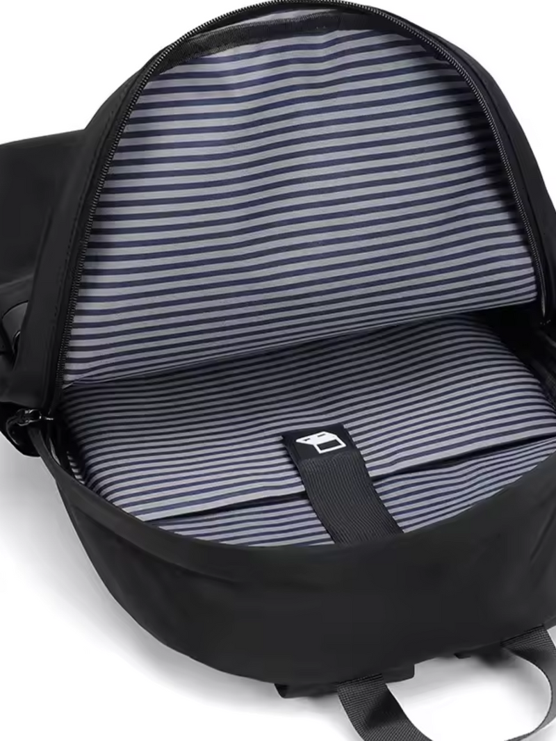 Refined Travel Backpack – Men's Black Edition