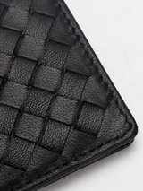Men’s Leather Card Holder Wallet – Black